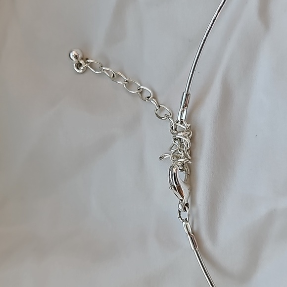 Wire fillagree pendent choker - Picture 4 of 5